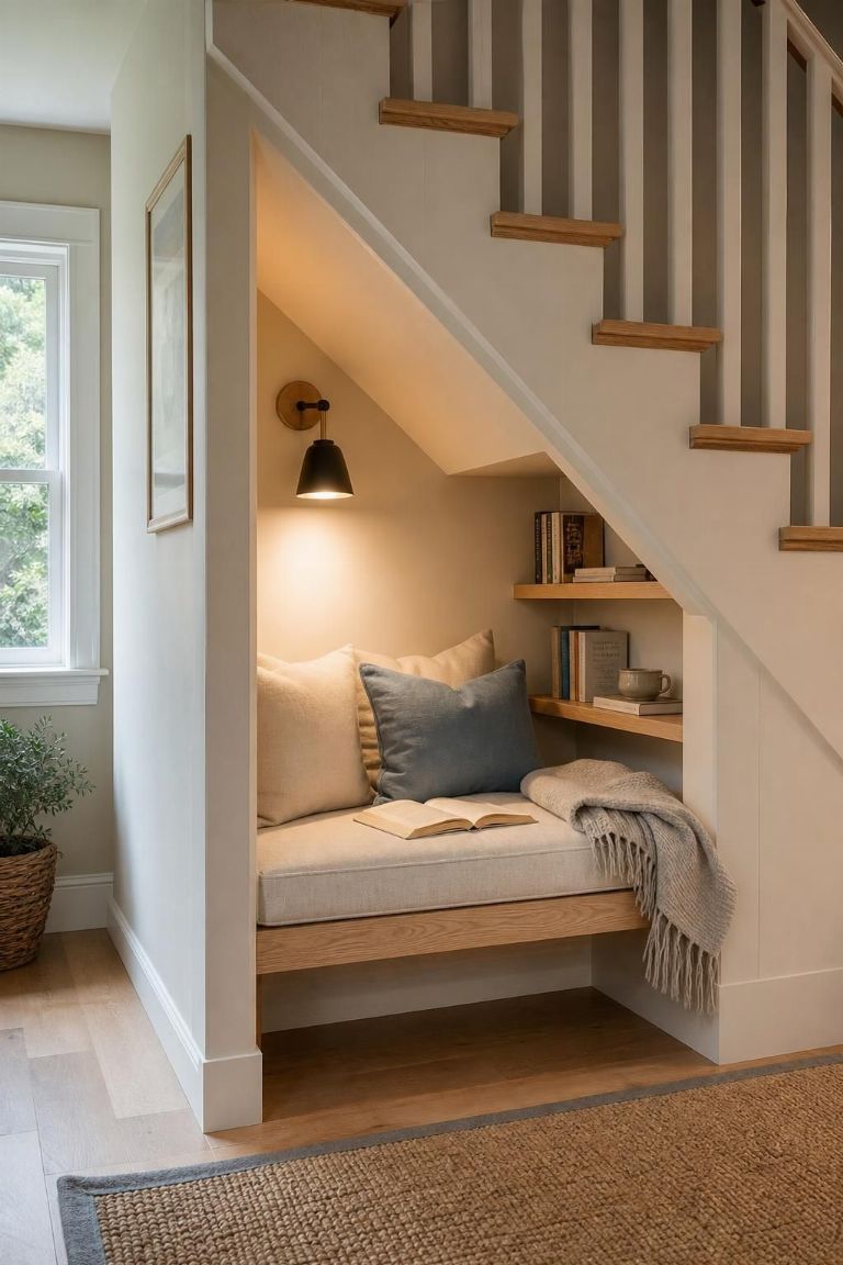 Use the Space Under Stairs