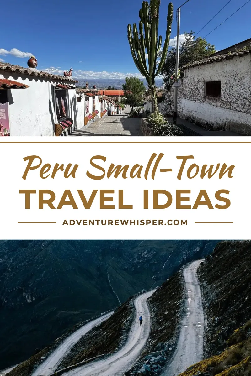 Pinterest pin made from a Peru travel post