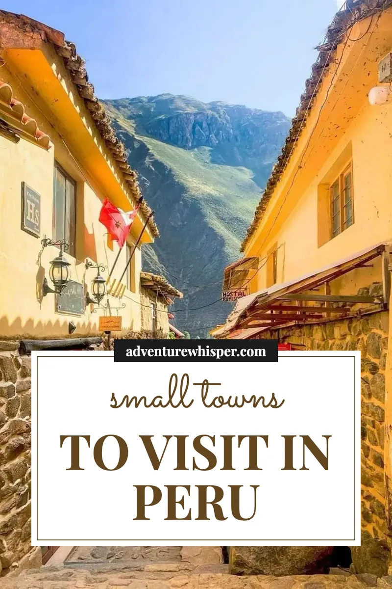 Pinterest pin made from a Peru travel post