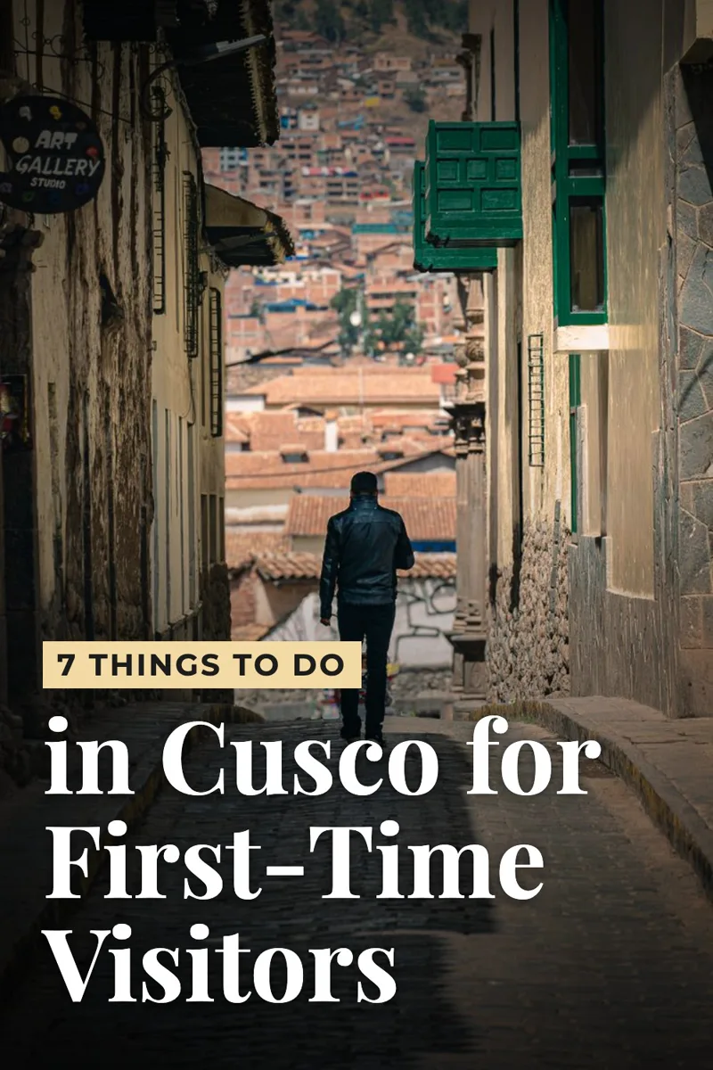 Pinterest pin 1 made from the Cusco post
