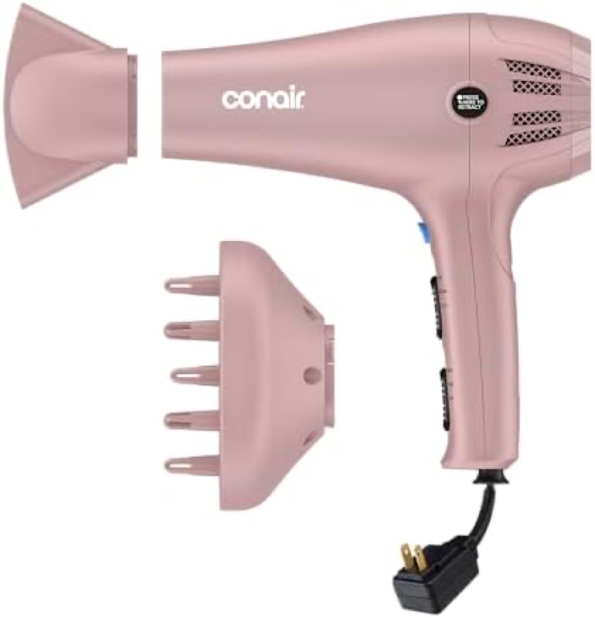 Original Conair hair dryer product photo used to generate the pins