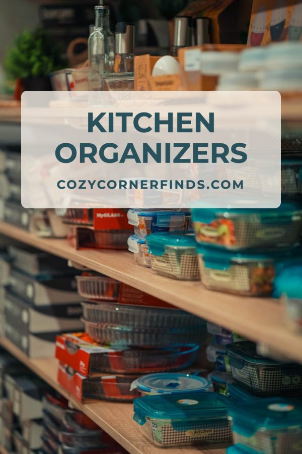 Pinterest template pin example: Kitchen Organizers
