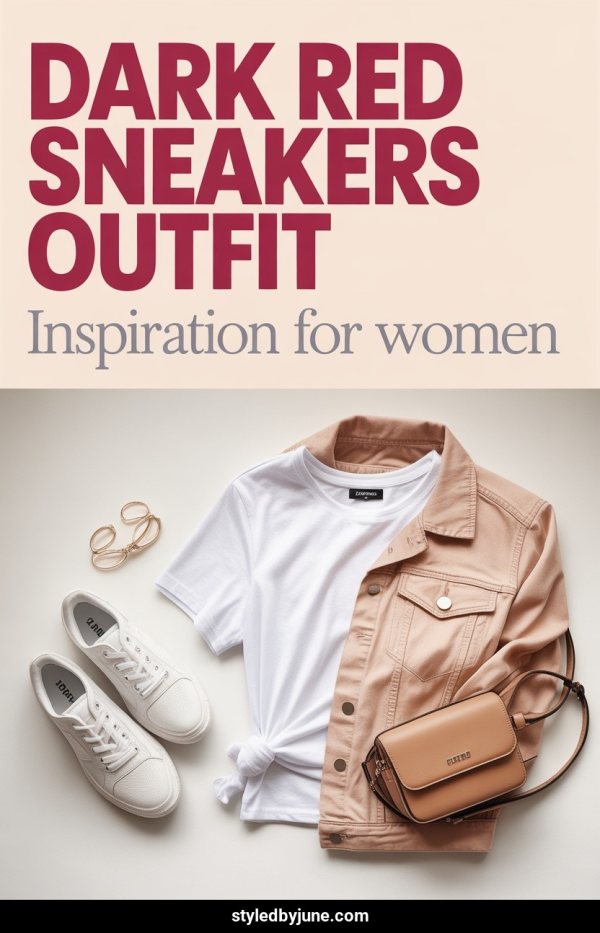 AI Pinterest pin example: White Sneakers Outfit Inspiration For Women