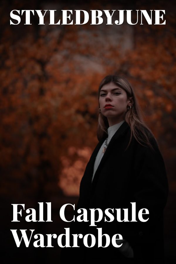 Pinterest template pin example: Fall Capsule Wardrobe