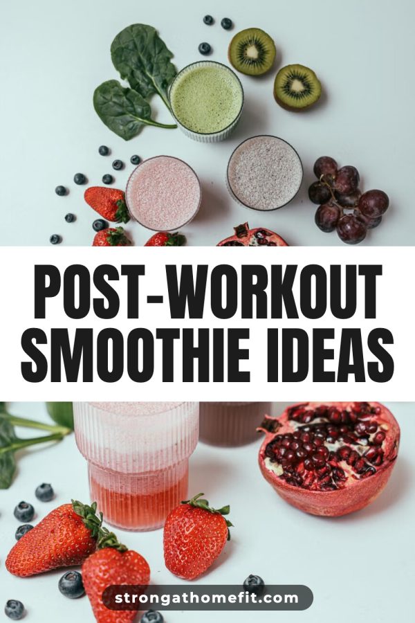 Pinterest template pin example: Post-Workout Smoothie Ideas