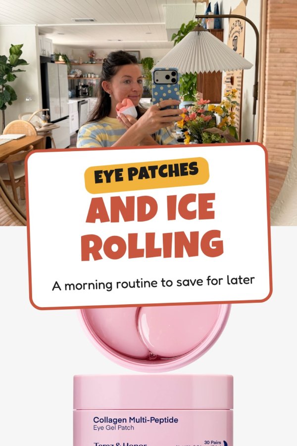 Pinterest template pin example: Eye Patches and Ice Rolling