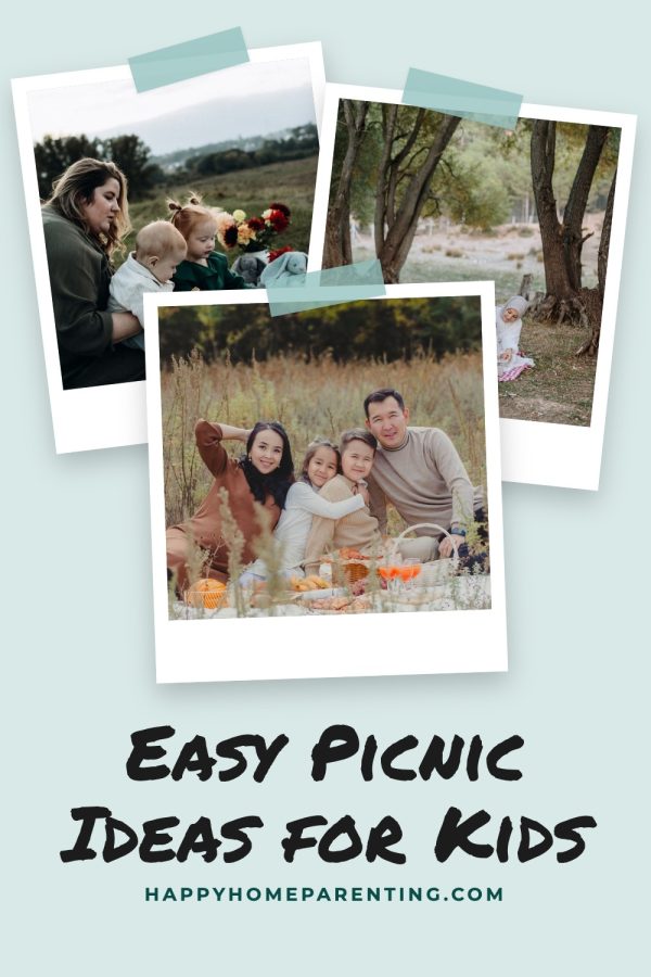 Pinterest template pin example: Easy Picnic Ideas for Kids