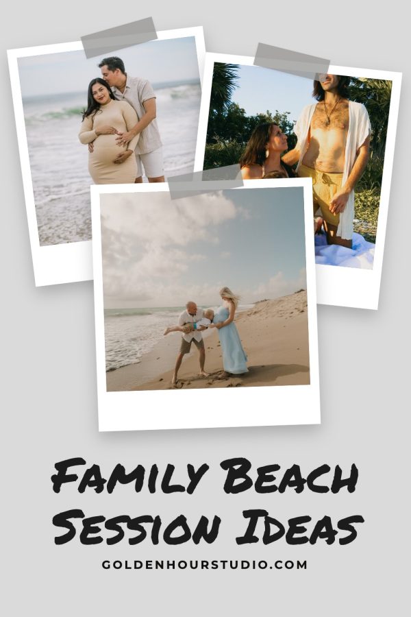 Pinterest template pin example: Family Beach Session Ideas