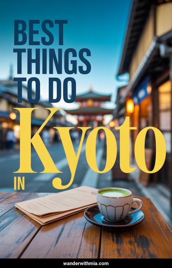 AI Pinterest pin example: Best Things To Do In Kyoto