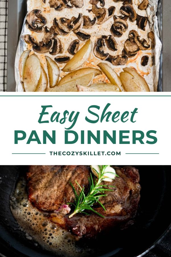 Pinterest template pin example: Easy Sheet Pan Dinners