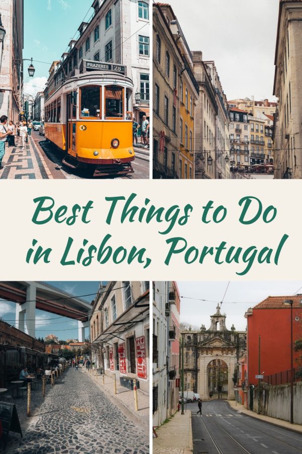 Script Hero Box Pinterest template example: a travel pin titled "Best Things to Do in Lisbon, Portugal"