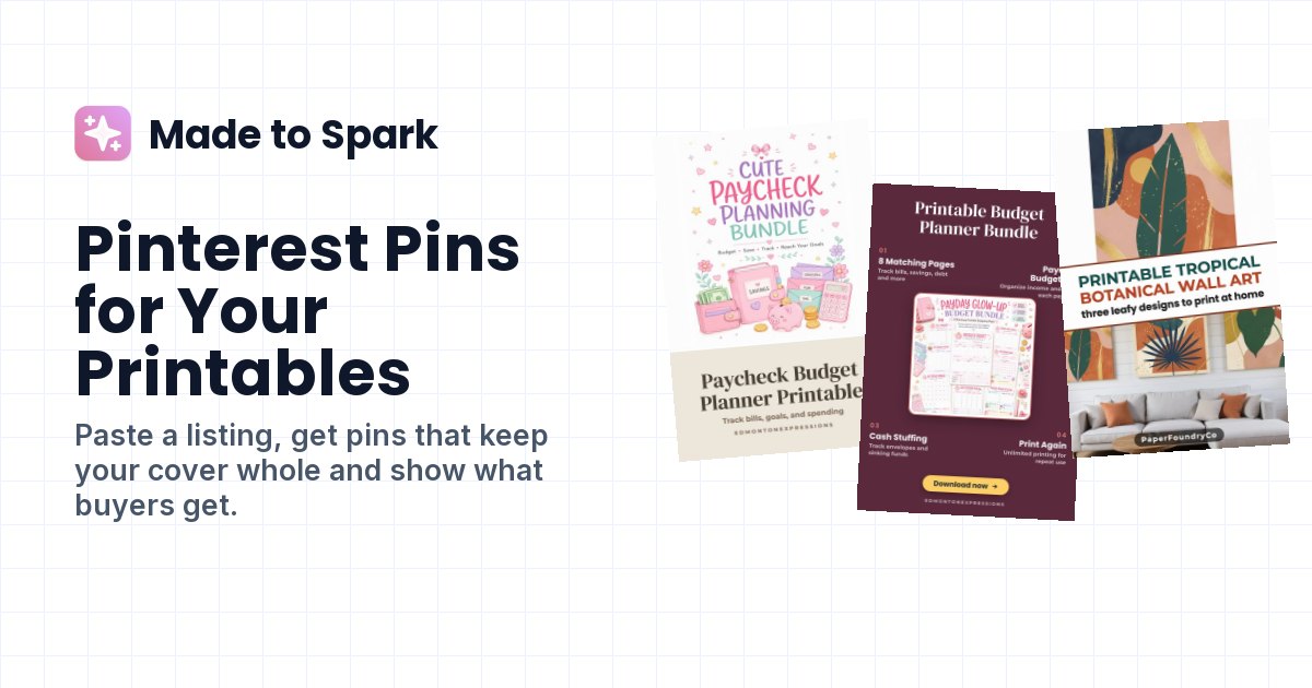 Pinterest for Printables: Pins for Planners, Wall Art & Clipart