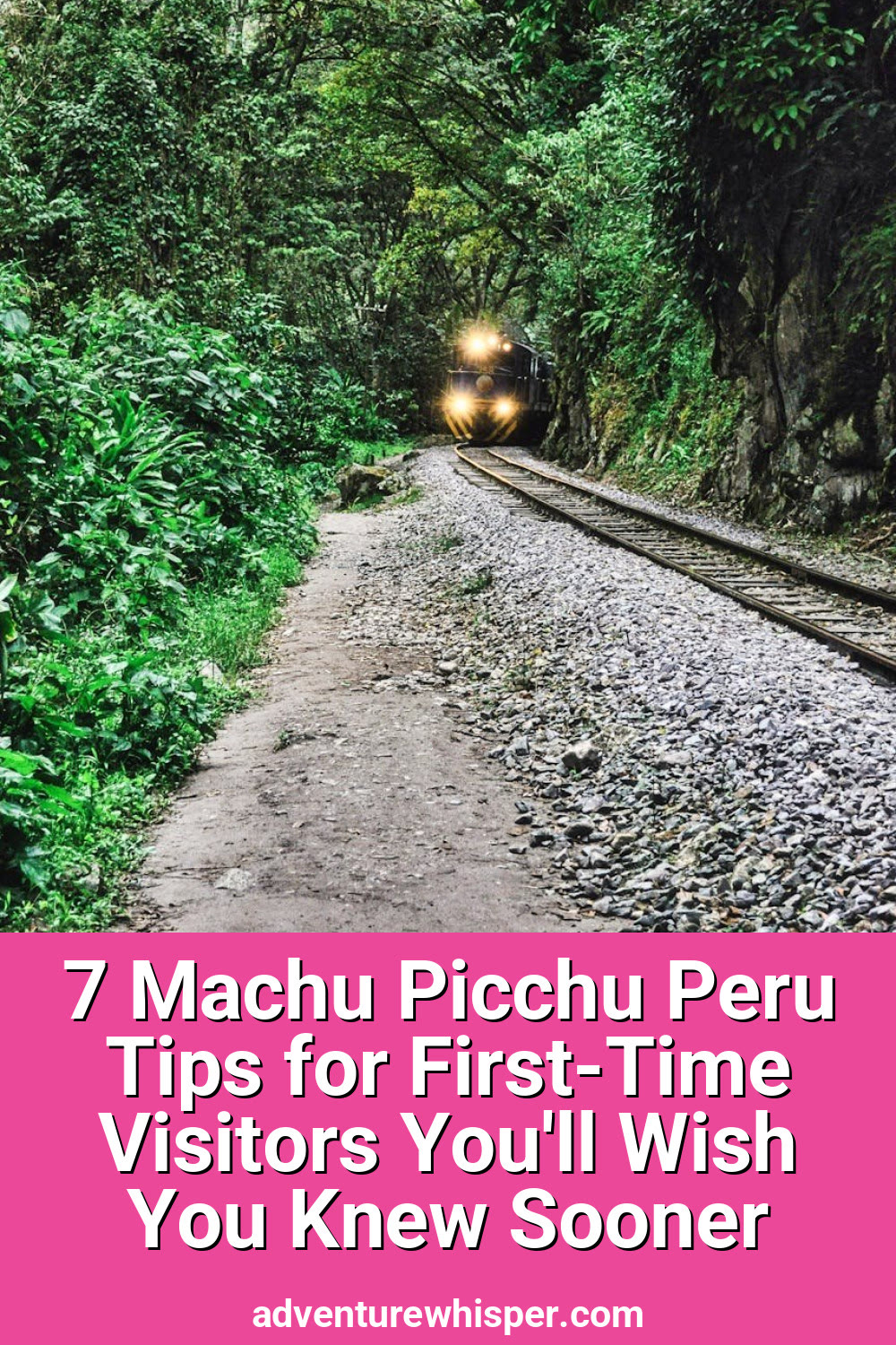 Machu Picchu Peru travel tips Pinterest pin