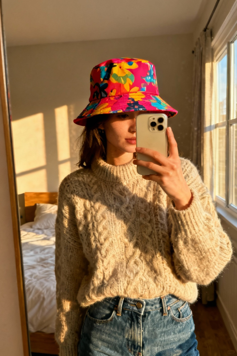 Playful Bucket Hat Vibe