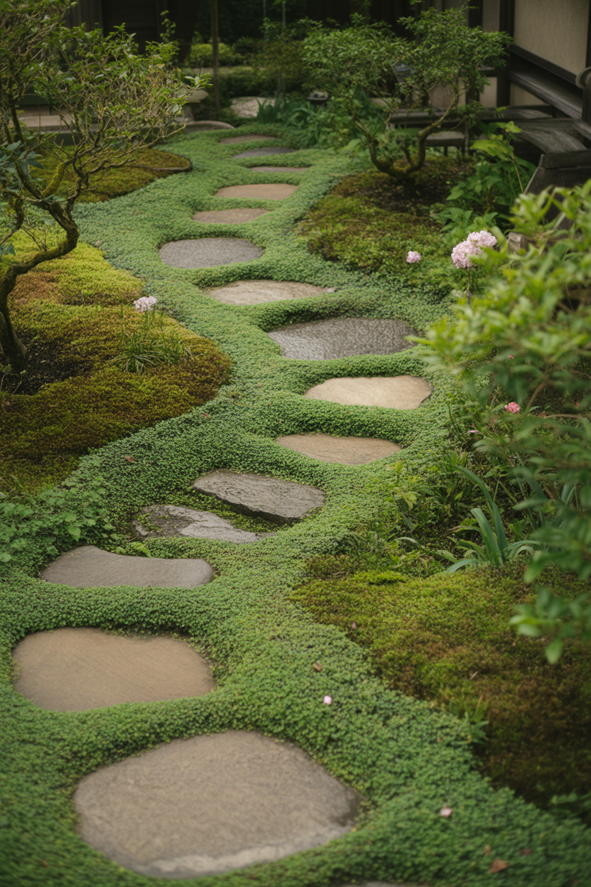 Incorporate Natural Stone Pathways