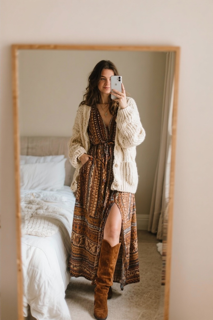 Bohemian Style Maxi Dress