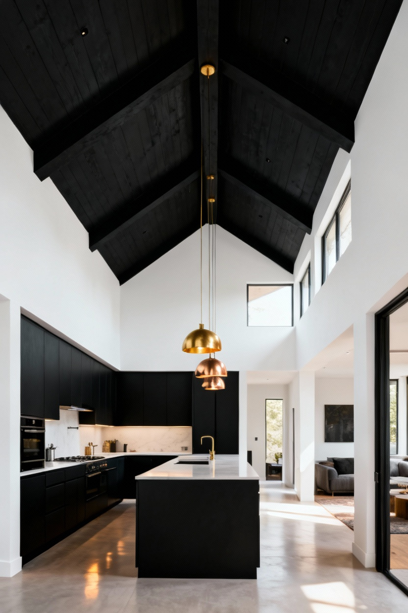 Adoptez un Plafond Noir pour une Audace Architecturale