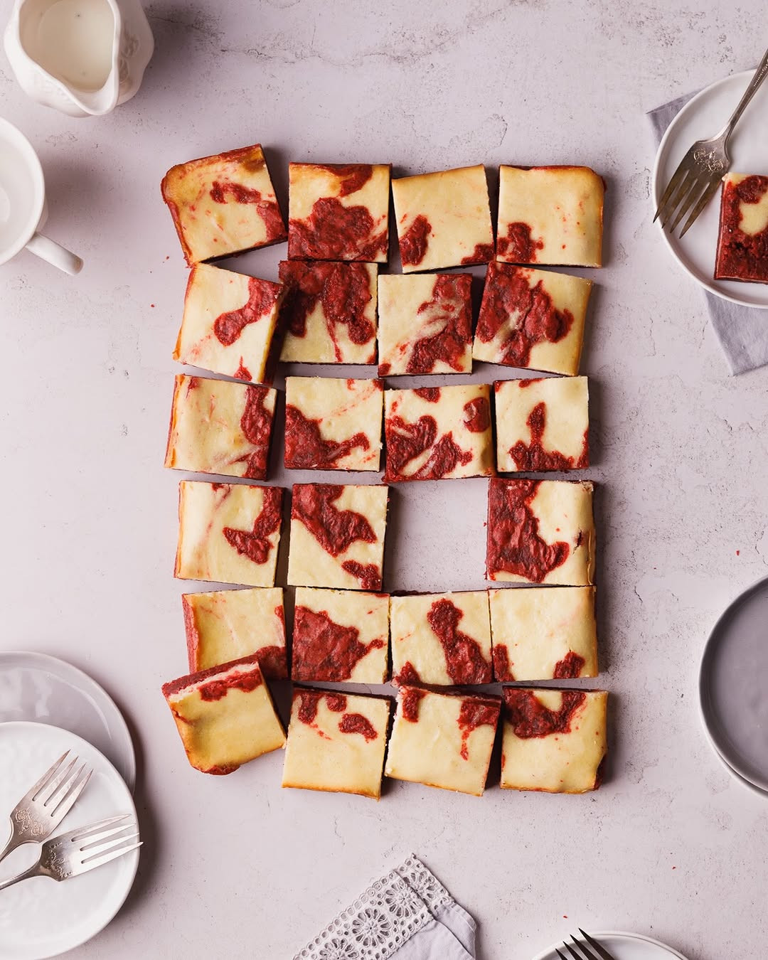 Red Velvet Brownie Bites with Cream Cheese