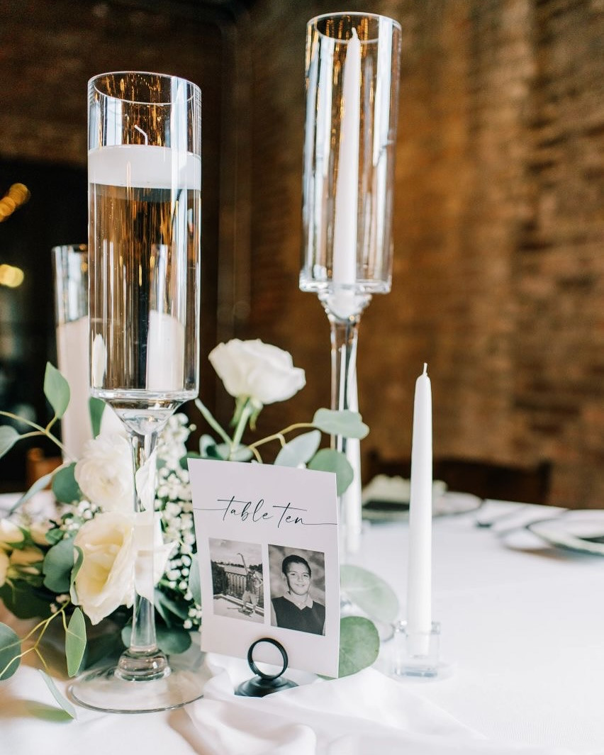 Polaroid Photo Table Numbers