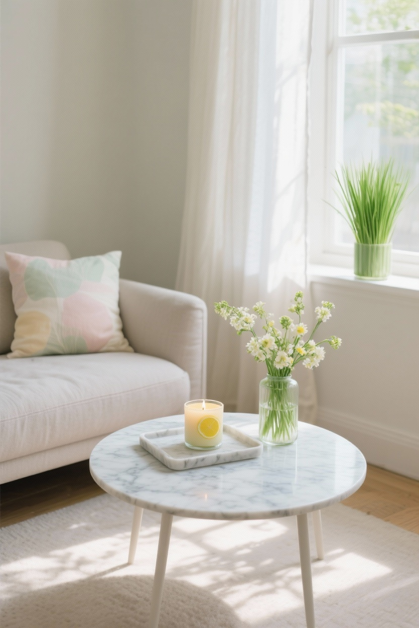 Add spring scents and small details