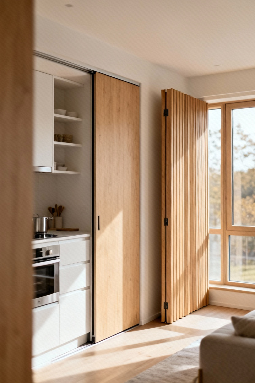 Portes coulissantes et cloisons amovibles pour gagner de l'espace