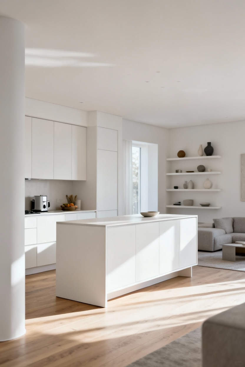 Mobilier de rangement intégré pour une séparation utile
