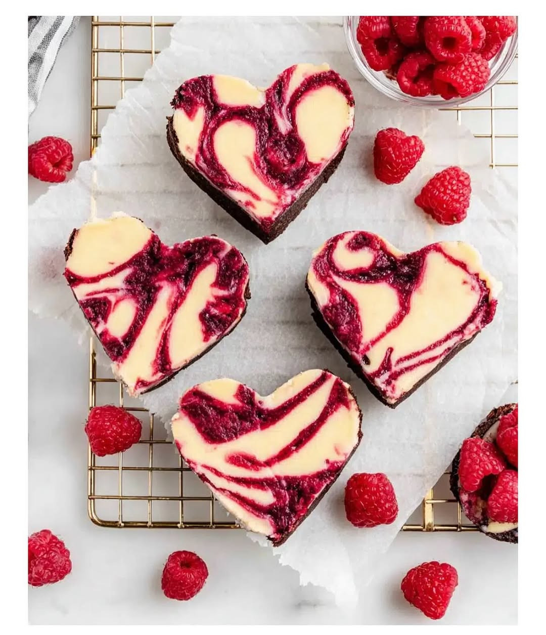 Heart-Shaped Chocolate Fudge Brownies