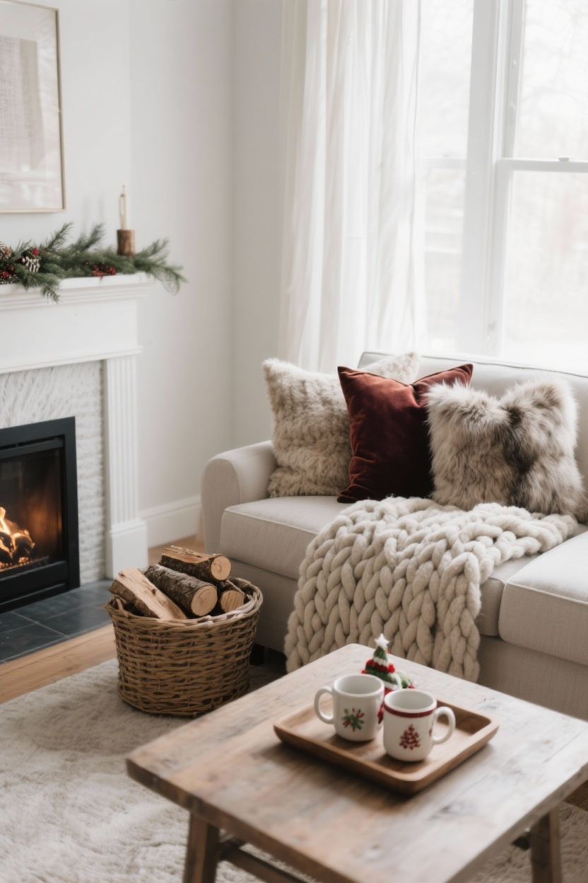 Cozy Textiles & Small Touches