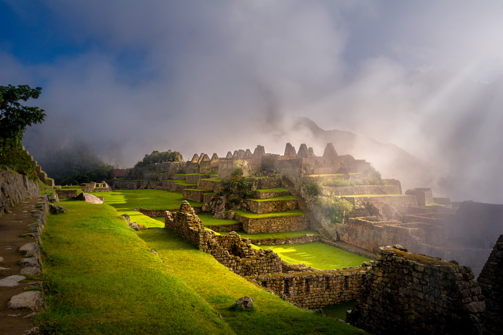 Machu Picchu Citadel at Sunrise